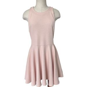 Kimichi Blue pink/peach fit and flare sleeveless dress